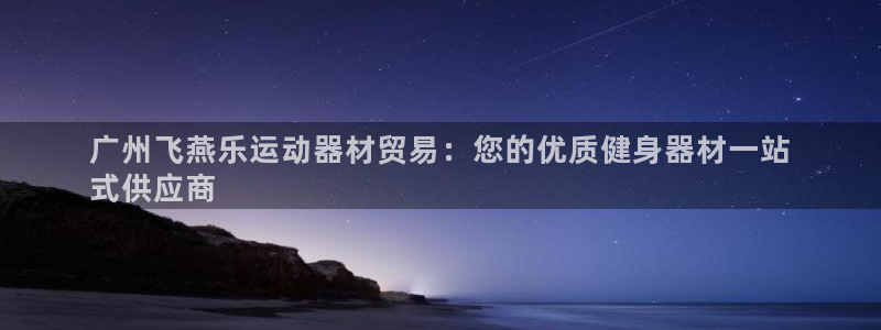 意昂体育3平台：广州飞燕乐运动器材贸易：您的优质健身