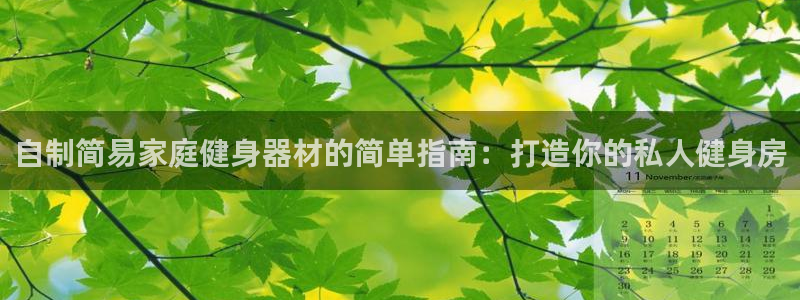 意昂体育3软件：自制简易家庭健身器材的简单指南：打造