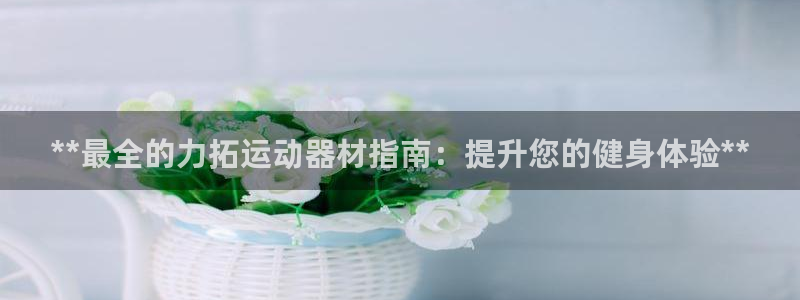 意昂3官网：**最全的力拓运动器材指南：提升您的健身